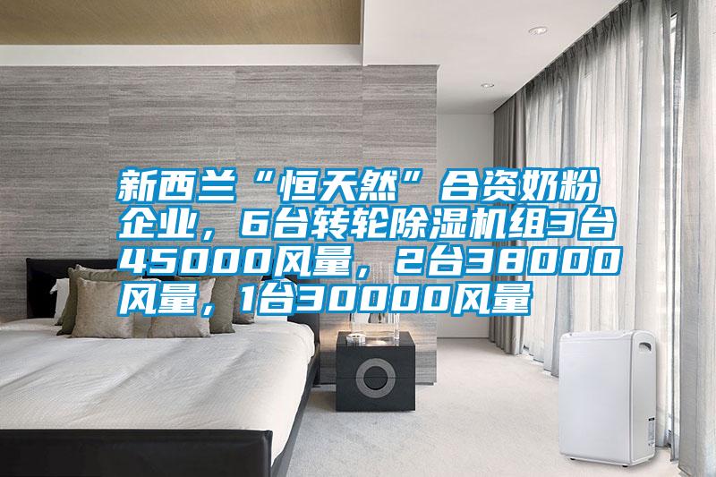 新西蘭“恒天然”合資奶粉企業(yè)，6臺(tái)轉(zhuǎn)輪除濕機(jī)組3臺(tái)45000風(fēng)量，2臺(tái)38000風(fēng)量，1臺(tái)30000風(fēng)量