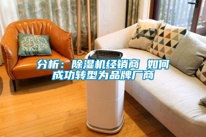 分析:除濕機(jī)經(jīng)銷(xiāo)商 如何成功轉(zhuǎn)型為品牌廠商