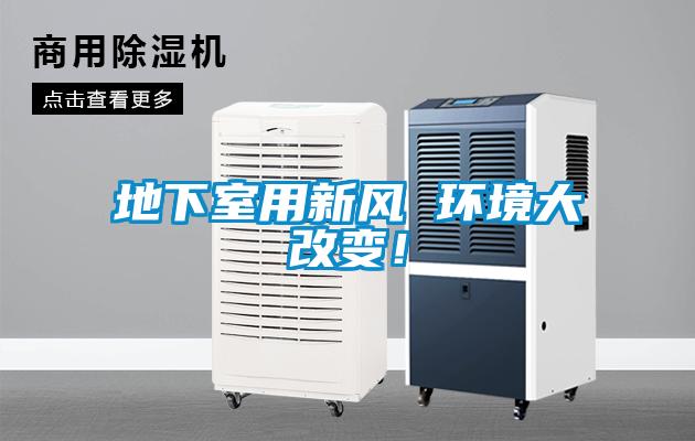 地下室用新風 環(huán)境大改變！