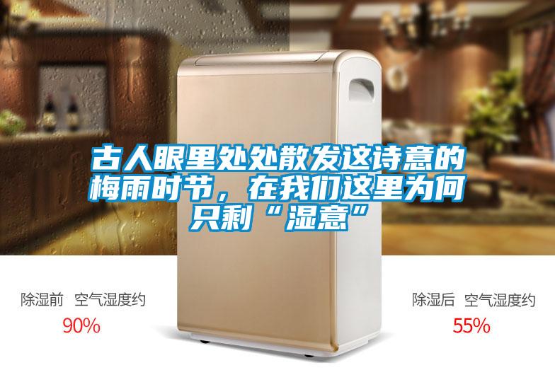 古人眼里處處散發(fā)這詩(shī)意的梅雨時(shí)節(jié)，在我們這里為何只?！皾褚狻?></div>
								<div   id=