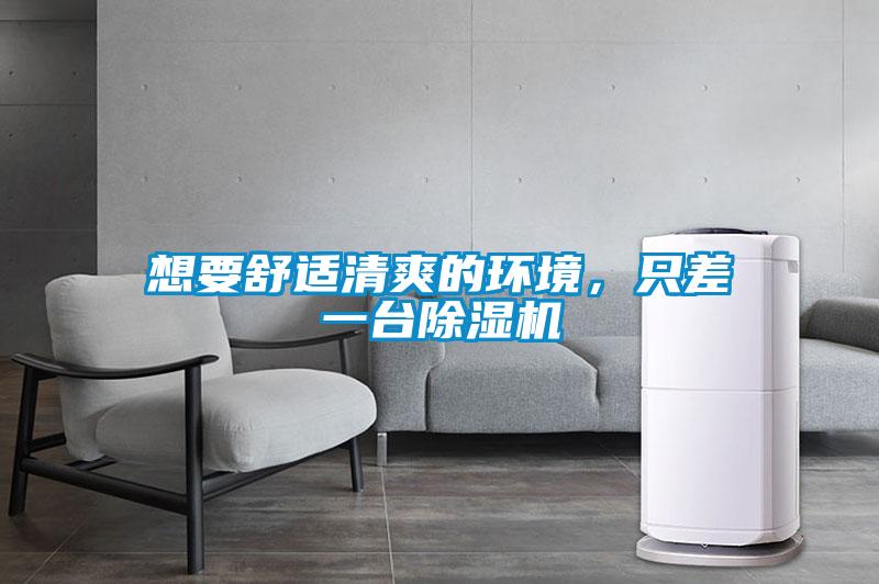 想要舒適清爽的環(huán)境，只差一臺(tái)除濕機(jī)