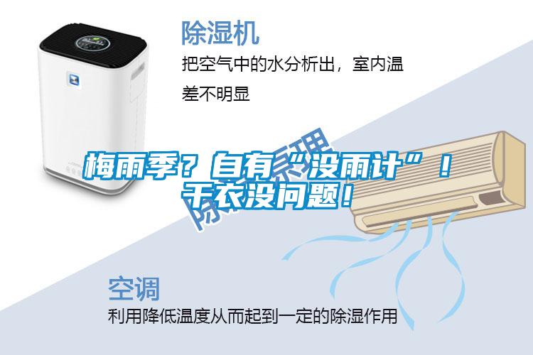 梅雨季？自有“沒雨計”！干衣沒問題！
