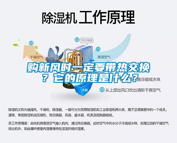 購新風(fēng)時一定要帶熱交換？它的原理是什么？