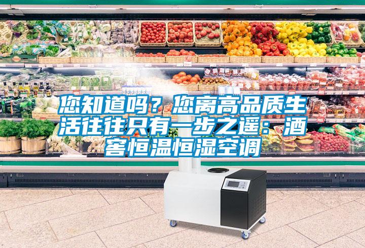 您知道嗎？您離高品質(zhì)生活往往只有一步之遙：酒窖恒溫恒濕空調(diào)