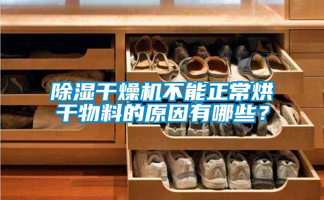 除濕干燥機(jī)不能正常烘干物料的原因有哪些？