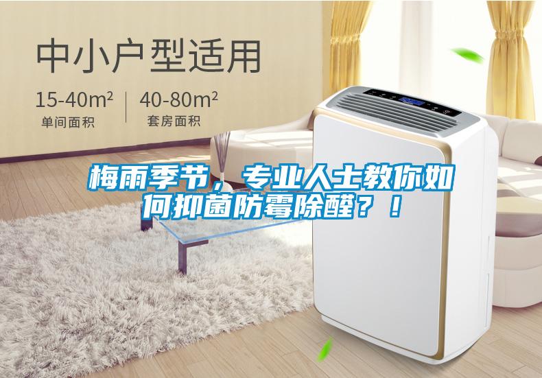 梅雨季節(jié)，專業(yè)人士教你如何抑菌防霉除醛？！