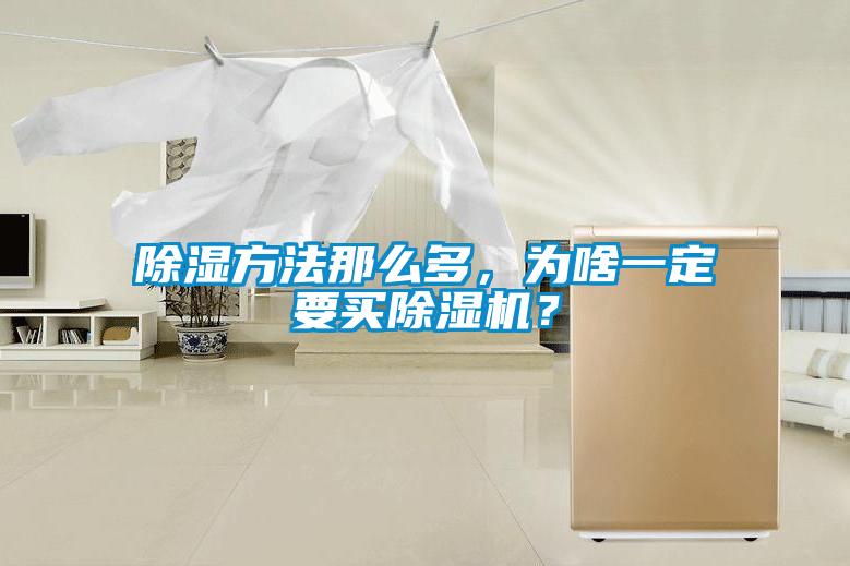 除濕方法那么多，為啥一定要買除濕機？