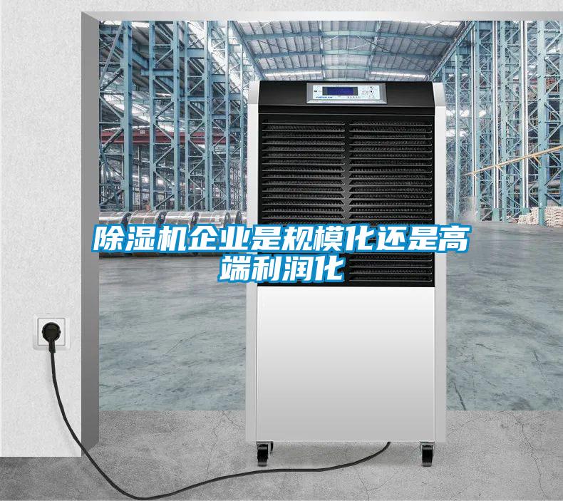 除濕機(jī)企業(yè)是規(guī)?；€是高端利潤(rùn)化
