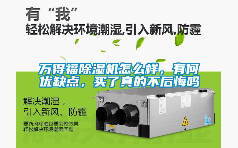 萬得福除濕機怎么樣，有何優(yōu)缺點，買了真的不后悔嗎