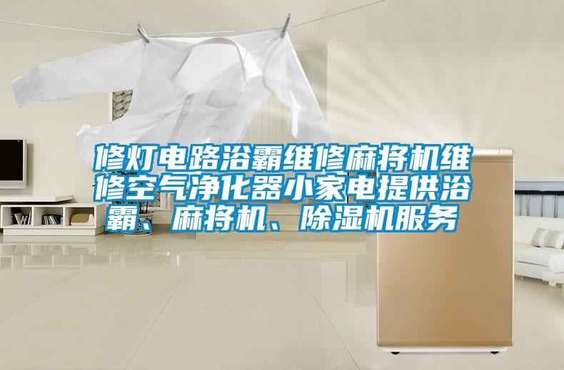 修燈電路浴霸維修麻將機(jī)維修空氣凈化器小家電提供浴霸、麻將機(jī)、除濕機(jī)服務(wù)