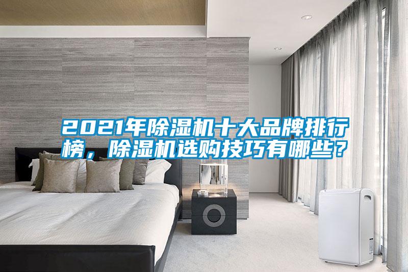 2021年除濕機十大品牌排行榜，除濕機選購技巧有哪些？