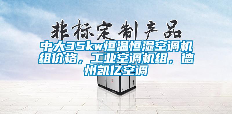 中大35kw恒溫恒濕空調(diào)機組價格，工業(yè)空調(diào)機組，德州凱億空調(diào)