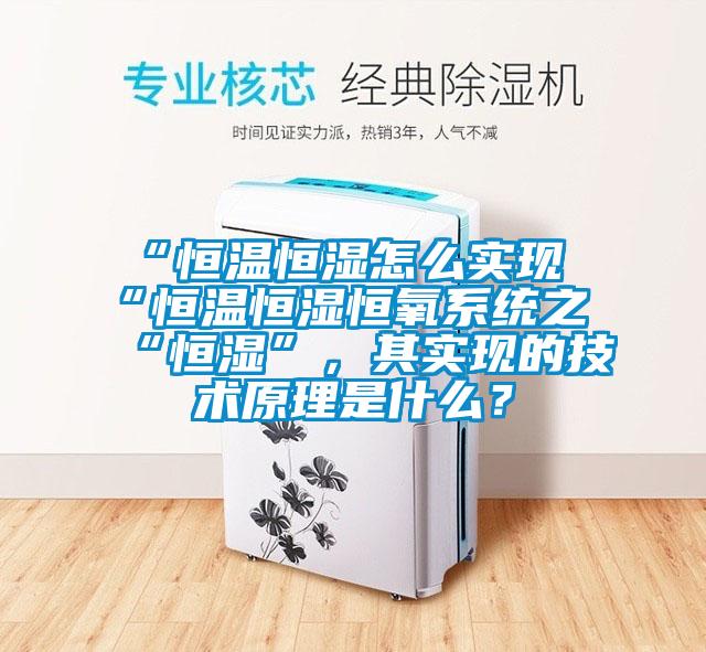 “恒溫恒濕怎么實(shí)現(xiàn)“恒溫恒濕恒氧系統(tǒng)之“恒濕”，其實(shí)現(xiàn)的技術(shù)原理是什么？