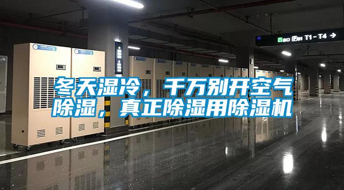 冬天濕冷，千萬別開空氣除濕，真正除濕用除濕機