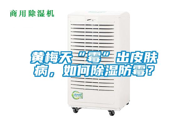 黃梅天“霉”出皮膚病，如何除濕防霉？