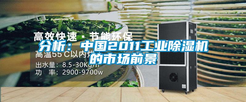 分析:中國(guó)2011工業(yè)除濕機(jī)的市場(chǎng)前景