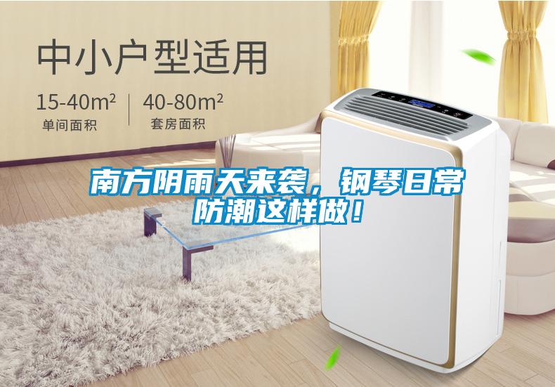 南方陰雨天來襲，鋼琴日常防潮這樣做！