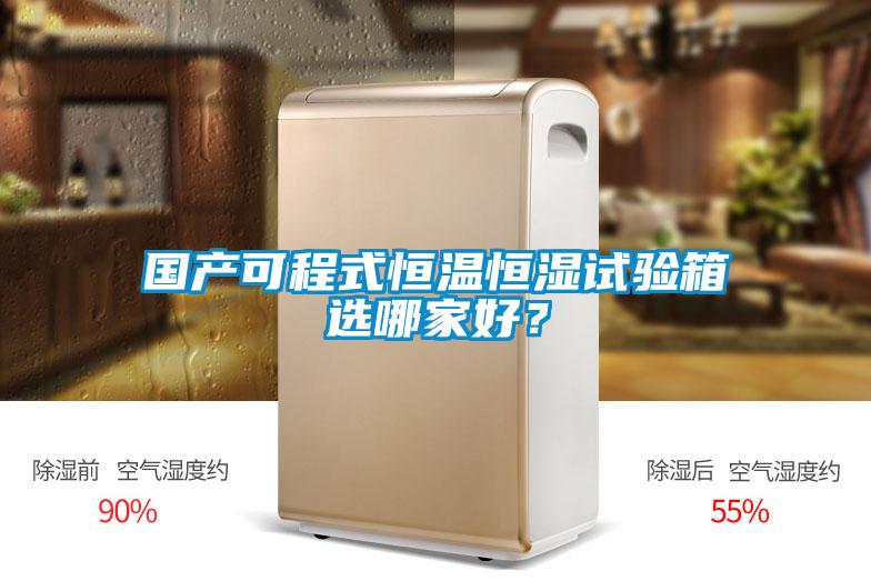 國產(chǎn)可程式恒溫恒濕試驗箱選哪家好？