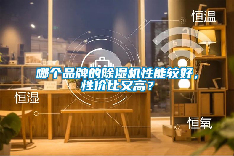 哪個品牌的除濕機性能較好，性價比又高？