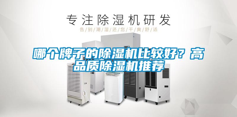 哪個牌子的除濕機比較好？高品質(zhì)除濕機推薦