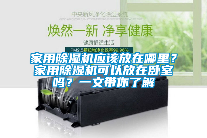 家用除濕機應該放在哪里？家用除濕機可以放在臥室嗎？一文帶你了解