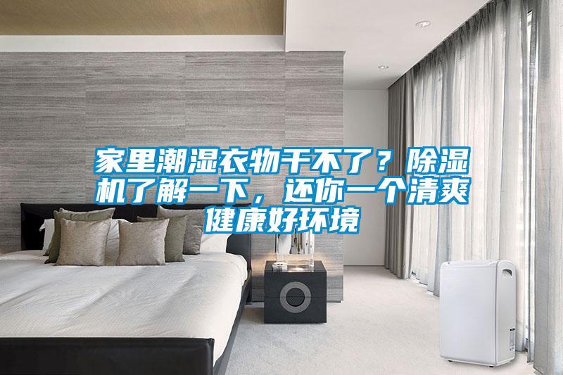 家里潮濕衣物干不了？除濕機(jī)了解一下，還你一個(gè)清爽健康好環(huán)境