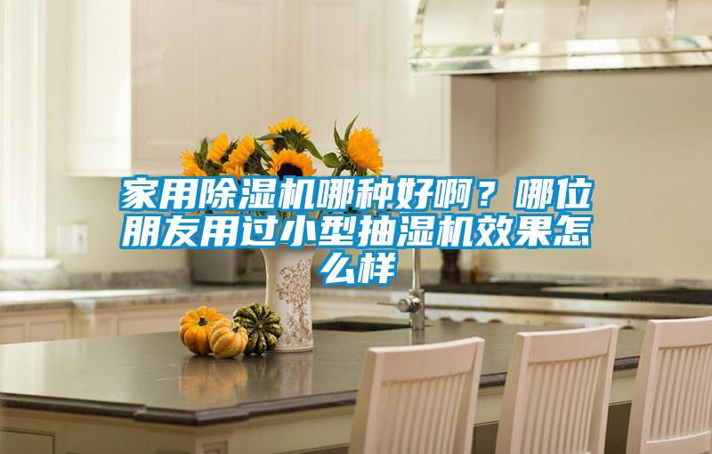 家用除濕機(jī)哪種好啊？哪位朋友用過小型抽濕機(jī)效果怎么樣