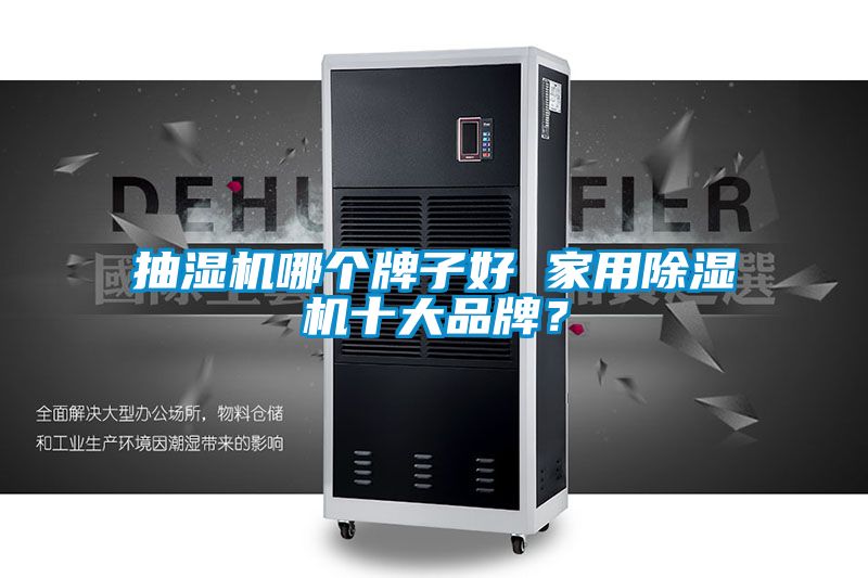 抽濕機哪個牌子好 家用除濕機十大品牌？