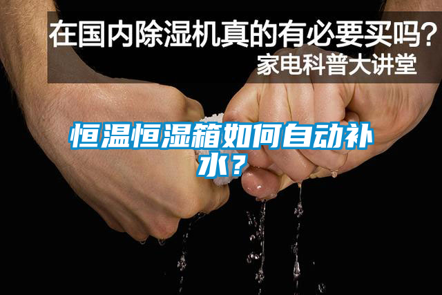 恒溫恒濕箱如何自動補水？