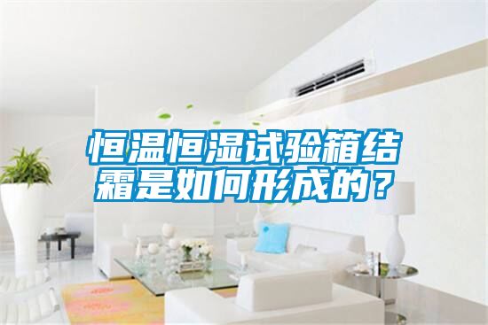 恒溫恒濕試驗箱結(jié)霜是如何形成的？