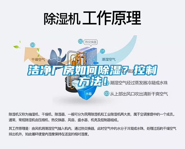 潔凈廠房如何除濕？控制方法！