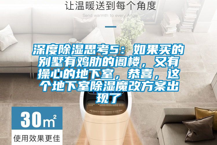 深度除濕思考5：如果買的別墅有雞肋的閣樓，又有操心的地下室，恭喜，這個地下室除濕魔改方案出現(xiàn)了