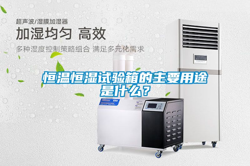 恒溫恒濕試驗(yàn)箱的主要用途是什么？