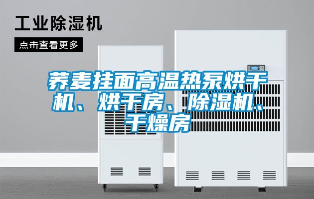 蕎麥掛面高溫熱泵烘干機、烘干房、除濕機、干燥房