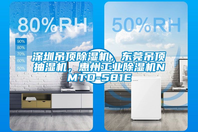 深圳吊頂除濕機，東莞吊頂抽濕機，惠州工業(yè)除濕機NMTD-581E