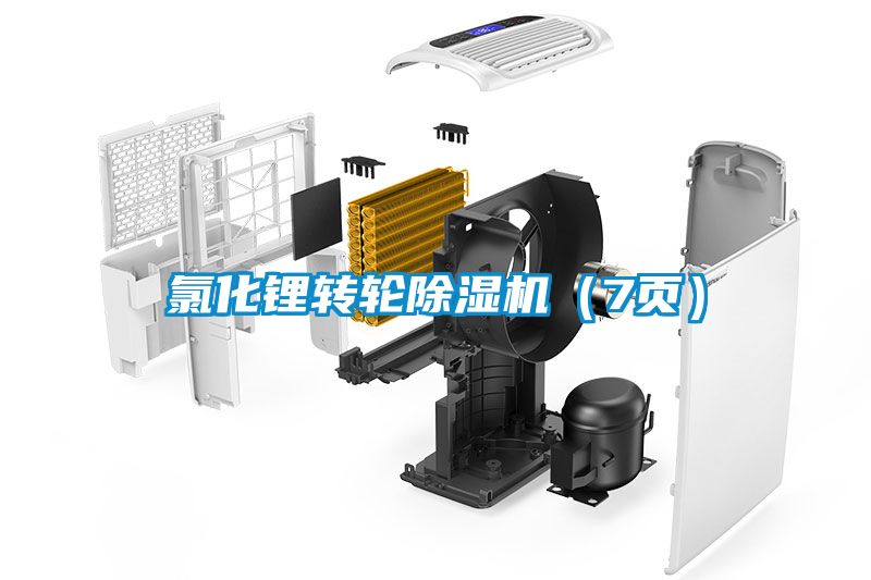 氯化鋰轉(zhuǎn)輪除濕機(jī)(7頁(yè))