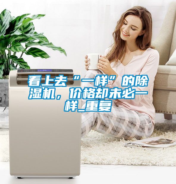看上去“一樣”的除濕機(jī)，價(jià)格卻未必一樣_重復(fù)