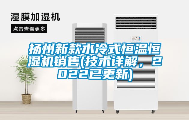 揚州新款水冷式恒溫恒濕機(jī)銷售(技術(shù)詳解，2022已更新)