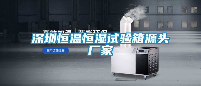 深圳恒溫恒濕試驗(yàn)箱源頭廠(chǎng)家