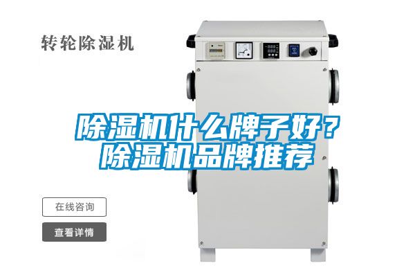 除濕機什么牌子好？除濕機品牌推薦