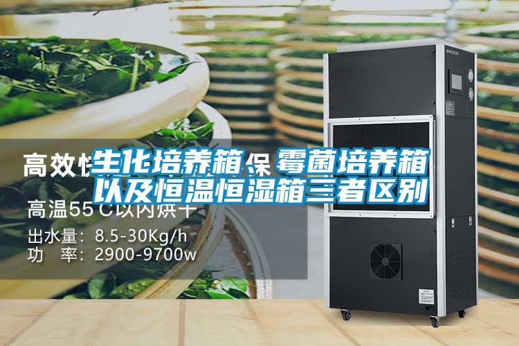 生化培養(yǎng)箱、霉菌培養(yǎng)箱以及恒溫恒濕箱三者區(qū)別