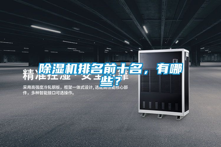 除濕機排名前十名，有哪些？